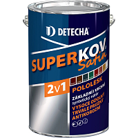 Detecha Superkov Satin 2v1 podkład i powłoka na metal, półmat, Ral 6005 mech zielony, 5 kg