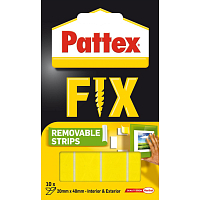 PATTEX Fix taśmy klejące dwustronne, 20×40 mm, nośność do 2 kg, 10 sztuk