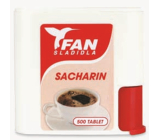 Fan Sacharin Sztuczny słodzik 500 tabletek w dozowniku 30 g