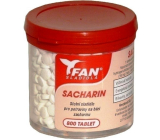 Fan Sacharin Sztuczny słodzik 800 tabletek w puszce 50 g