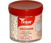 Fan Sacharin Sztuczny słodzik 800 tabletek w puszce 50 g