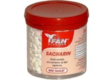 Fan Sacharin Sztuczny słodzik 800 tabletek w puszce 50 g