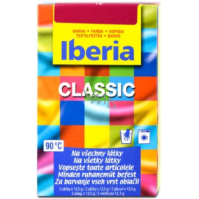 Iberia Classic Farba do tkanin w kolorze bordowym 2 x 12,5 g