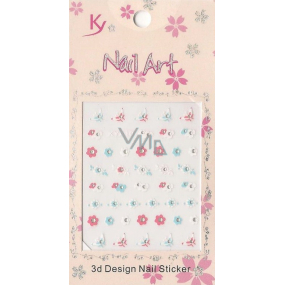Nail Accessory 3D nálepky na nehty 1 aršík 10100 KYA10