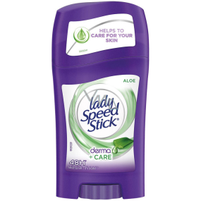 Lady Speed Stick Derma + Care Aloe antyperspirant w sztyfcie dla kobiet 45 g
