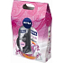 Nivea Kazclear sprchový gel 250 ml + antiperspirant sprej 150 ml, pro ženy kosmetická sada