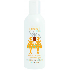 Ziaja Kids 2v1 Sušenkovo vanilková zmrzlina šampon a sprchový gel 200 ml