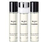 Chanel Bleu de Chanel woda perfumowana dla mężczyzn 3 x 20 ml uzupełnienie