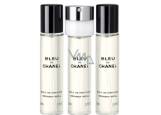Chanel Bleu de Chanel woda perfumowana dla mężczyzn 3 x 20 ml uzupełnienie