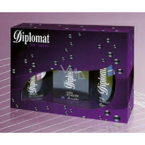 Astrid Diplomat Classic pěna na holení 200 ml + voda po holení 100 ml + deodorant sprej 150 ml, pro muže kosmetická sada