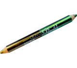 Princessa Davis Eye Double Colour oční stíny v tužce 021 světle zelená a zlatá 6 g