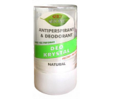 Bione Cosmetics Bio Natural Deo Kryształ antyperspirant dezodorant kulka unisex 120 g kamień ma wiele zastosowań: po goleniu, ukąszeniach owadów, przeciw poceniu, oparzeniach skóry, zatrzymuje krwawienie