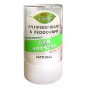 Bione Cosmetics Bio Natural Deo Kryształ antyperspirant dezodorant kulka unisex 120 g kamień ma wiele zastosowań: po goleniu, ukąszeniach owadów, przeciw poceniu, oparzeniach skóry, zatrzymuje krwawienie