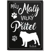 Nekupto Mazlící magnet Buldok 66 x 90 x 2 mm