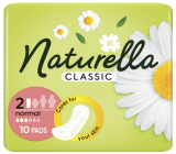Naturella Classic Normal wkładki higieniczne z rumiankiem 10 sztuk