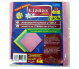 Clanax Uniwersalna ściereczka wiskozowa 38 x 35 cm 3 sztuki