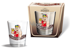 Nekupto Hobby szklany prezentowy kieliszek Zapalony sportowiec 0,04 l