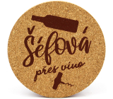 Nekupto Korkowy podkładka Szefowa przez wino 10 cm