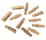 Kolíčky dřevěné 3,5 cm, 12 kusů
