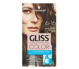 Schwarzkopf Gliss Color farba do włosów 6-16 Chłodny perłowy brąz 2 x 60 ml