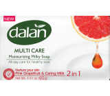 Dalan Multi Care Pink Grapefruit & Caring Milk mydło toaletowe 90 g