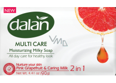 Dalan Multi Care Pink Grapefruit & Caring Milk mydło toaletowe 90 g