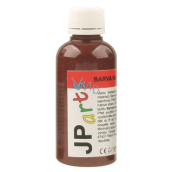 JP arts Farba do tkanin na jasne materiały, brokatowa 11. Ciemny brąz 50 g