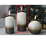 Lima Aroma linie svíčka karmínová válec 60 x 120 mm 1 kus