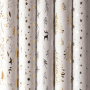 Zoewie Dárkový balicí papír 70 x 150 cm Vánoční Luxusní White Christmas bílý - stříbrný sob, stromky