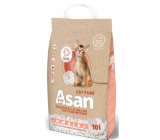 Asan Cat Pure ekologické stelivo pro krátkosrsté kočky, koťata a fretky 10 l
