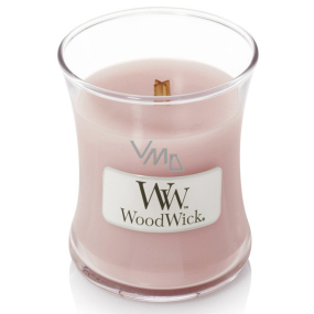 WoodWick Rosewood - Palisandr vonná svíčka s dřevěným knotem a víčkem sklo malá 85 g