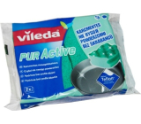 Vileda Pur Active gąbka do naczyń Teflon średnia 2 sztuki