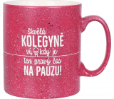 Albi Kameninowy kubek Dla koleżanki malinowy 570 ml