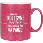 Albi Kameninowy kubek Dla koleżanki malinowy 570 ml
