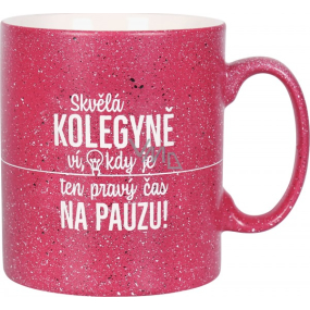 Albi Kameninowy kubek Dla koleżanki malinowy 570 ml