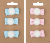 Richstar Accessories Sponky do włosów 5 cm 3 sztuki różne kolory
