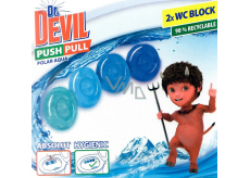 Dr. Devil Polar Aqua Push Pull WC blok bez koszyka 2 x 20 g