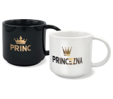 Nekupto Párové hrnky Princ a Princezna 2 x 350 ml
