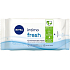 Nivea Intimo Fresh ubrousky pro intimní hygienu 15 kusů