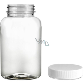 Lahvička průhledná plastová, s uzávěrem 100 ml