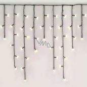 Emos Oświetlenie świąteczny wodospad ciepła biała 10 m, 600 LED ciepła biała + 5 m przewodowy kabel