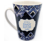 Nekupto Używaj życia naplno ceramiczny kubek 350 ml