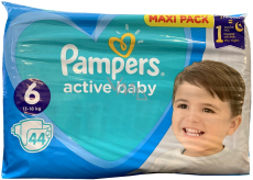 Pampers Active Baby rozmiar 6, 13 - 18 kg pieluchy majtki 44 sztuk