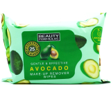 Beauty Formulas Avocado chusteczki do demakijażu z olejem awokadowym 25 sztuk
