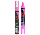 Uni Mitsubishi Chalk Marker fluorescenční popisovač fluo-růžový 1,8-2,5 mm, PWE-5M