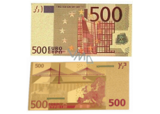 Talisman Złoty plastikowy banknot 500 EUR