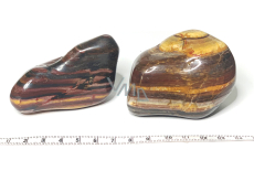 Tygrysie Oko Tromlowane Naturalny Kamień 220 - 280 g, 1 sztuka, kamień słońca i ziemi, przynosi szczęście i bogactwo