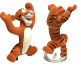 Disney Miś Puchatek Mini figurka - Tygrysek z rozłożonymi łapkami i otwartą buzią, 1 sztuka, 5 cm