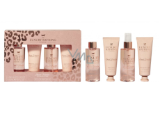 Grace Cole Wanilia & Migdał żel do kąpieli 100 ml + mgiełka do ciała 100 ml + krem do rąk 50 ml + balsam do ciała 50 ml, kosmetyczny zestaw dla kobiet