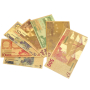 Talisman Złoty plastikowy banknot 1 000 EUR